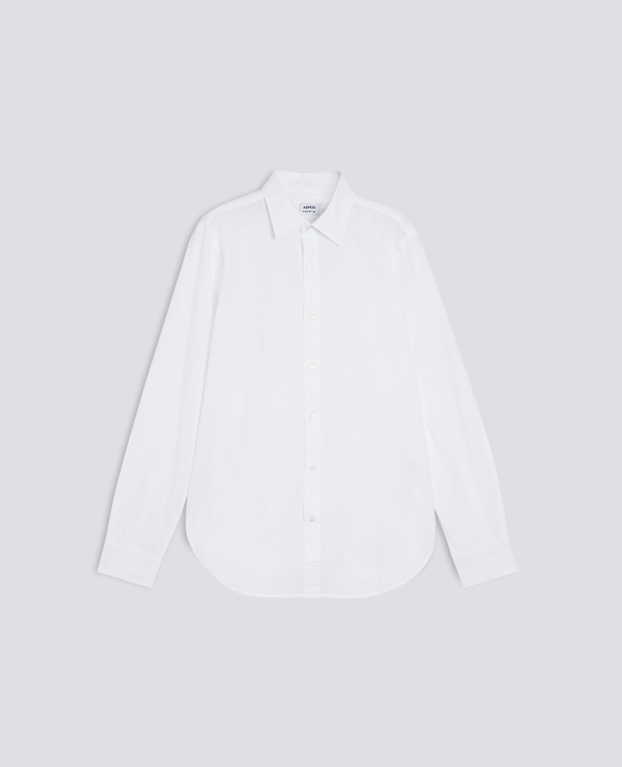 CHEMISE CLASSIQUE INDIENNE CHAMBRAY - BIANCO - ASPESI