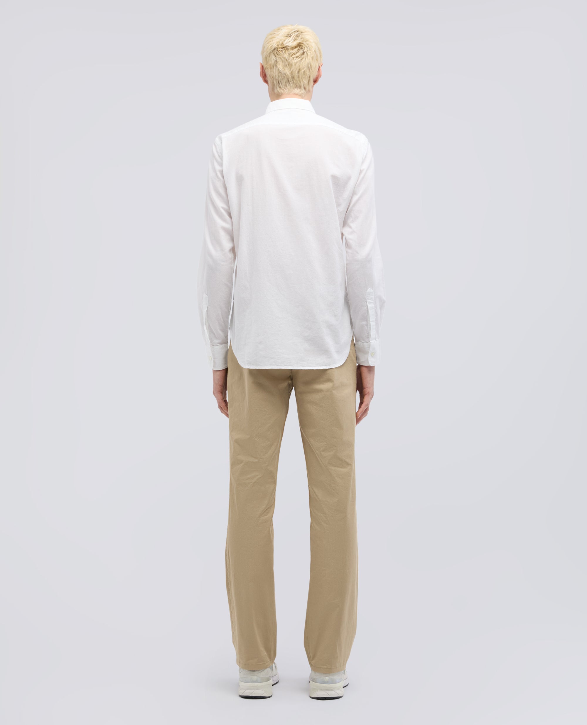 CHEMISE CLASSIQUE INDIENNE CHAMBRAY - BIANCO - ASPESI
