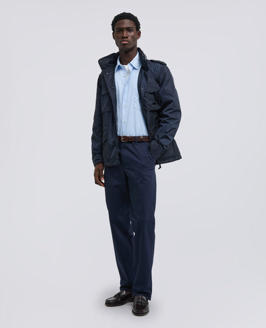 CAMICIA CLASSICA IN COTONE CON TASCHINO - AZZURRO - ASPESI