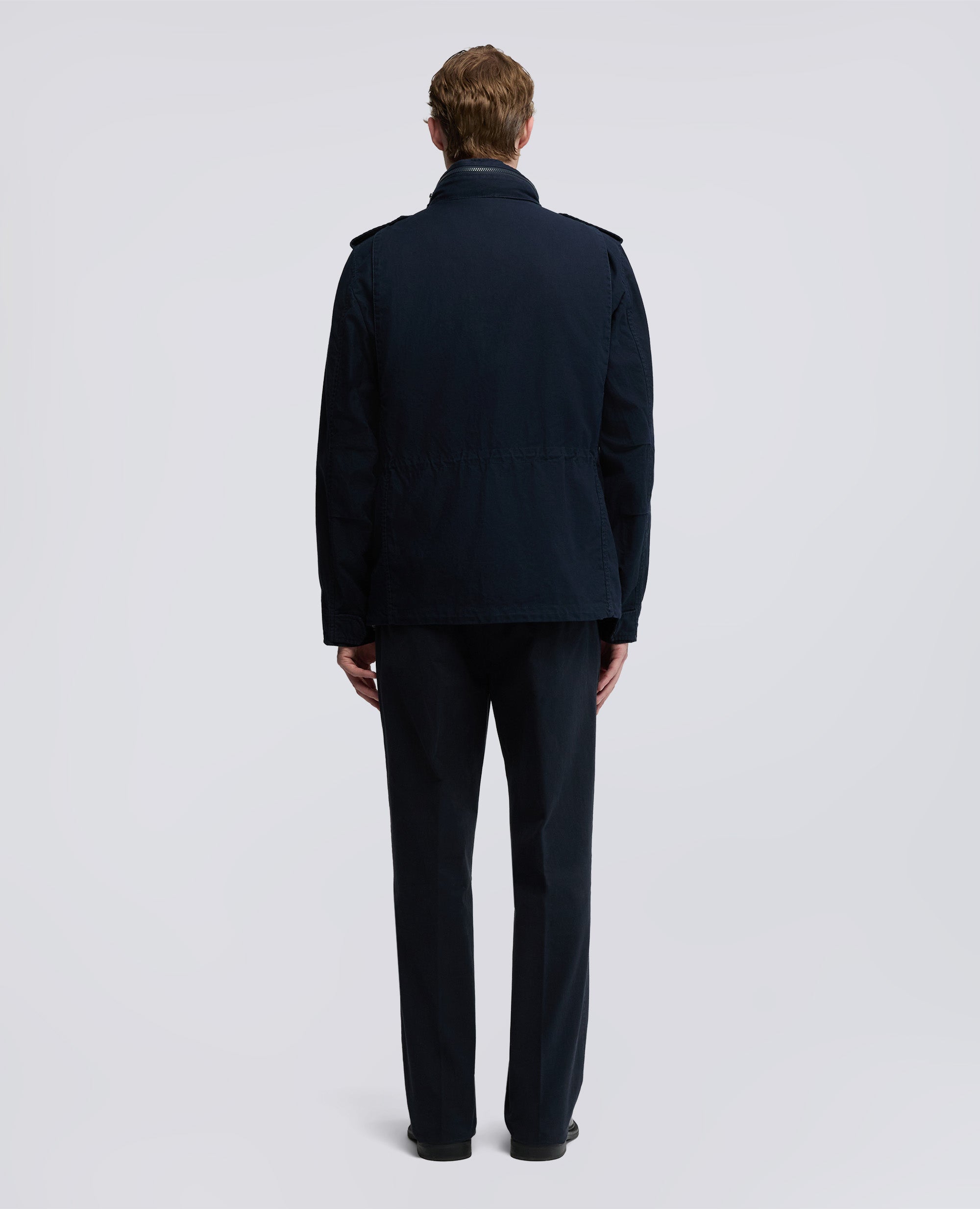 MINI FIELD JACKET EN GABARDINE EN COTON - BLU - ASPESI