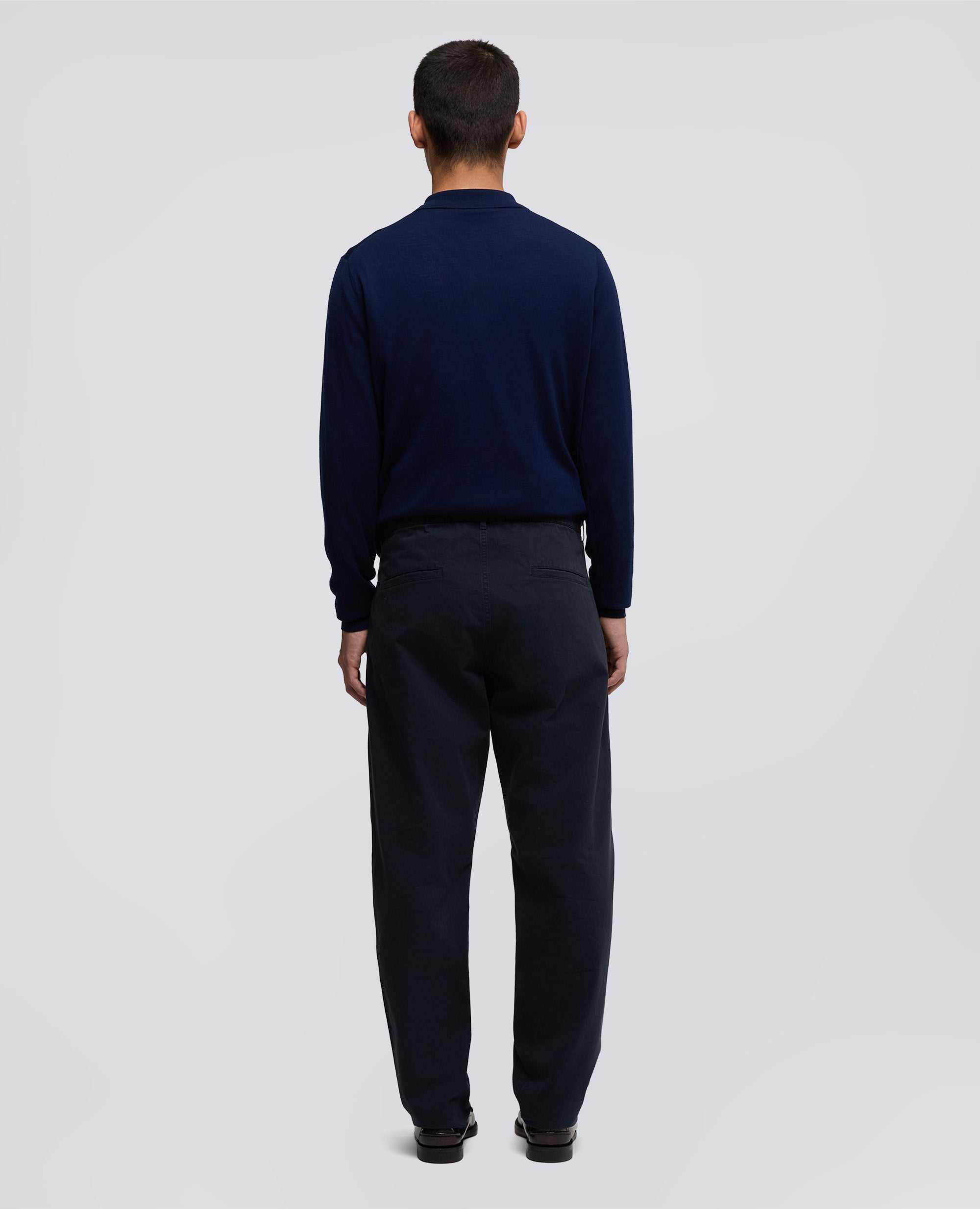 PANTALONES CHINO GABARDINE - BLU - ASPESI