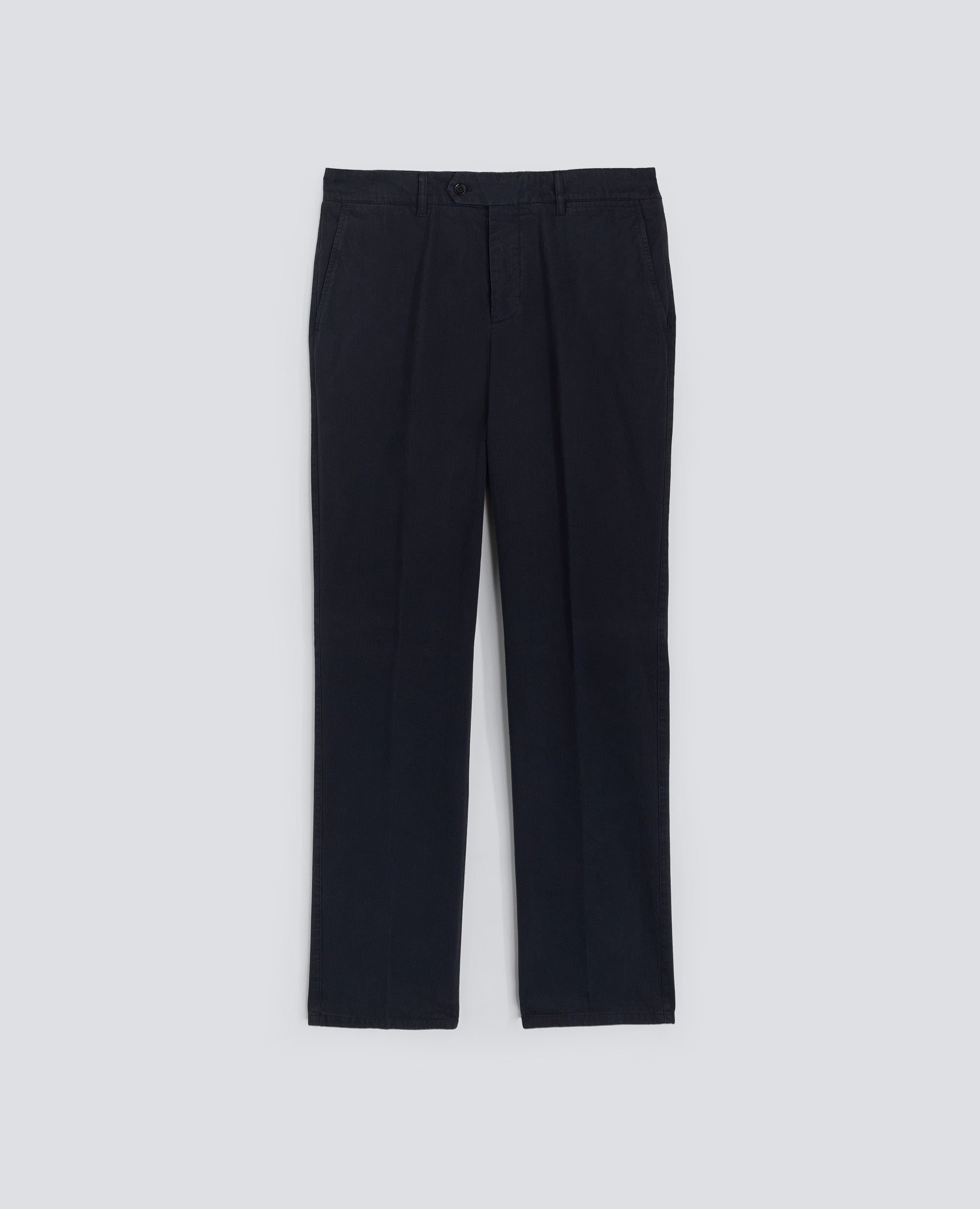 NEW HERMAN-BAUMWOLL-GABARDINE-HOSE - BLU - ASPESI
