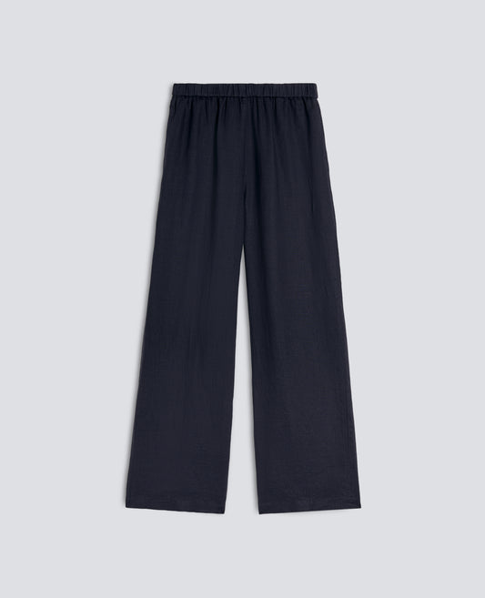 PANTALONE IN LINO - BLU - ASPESI