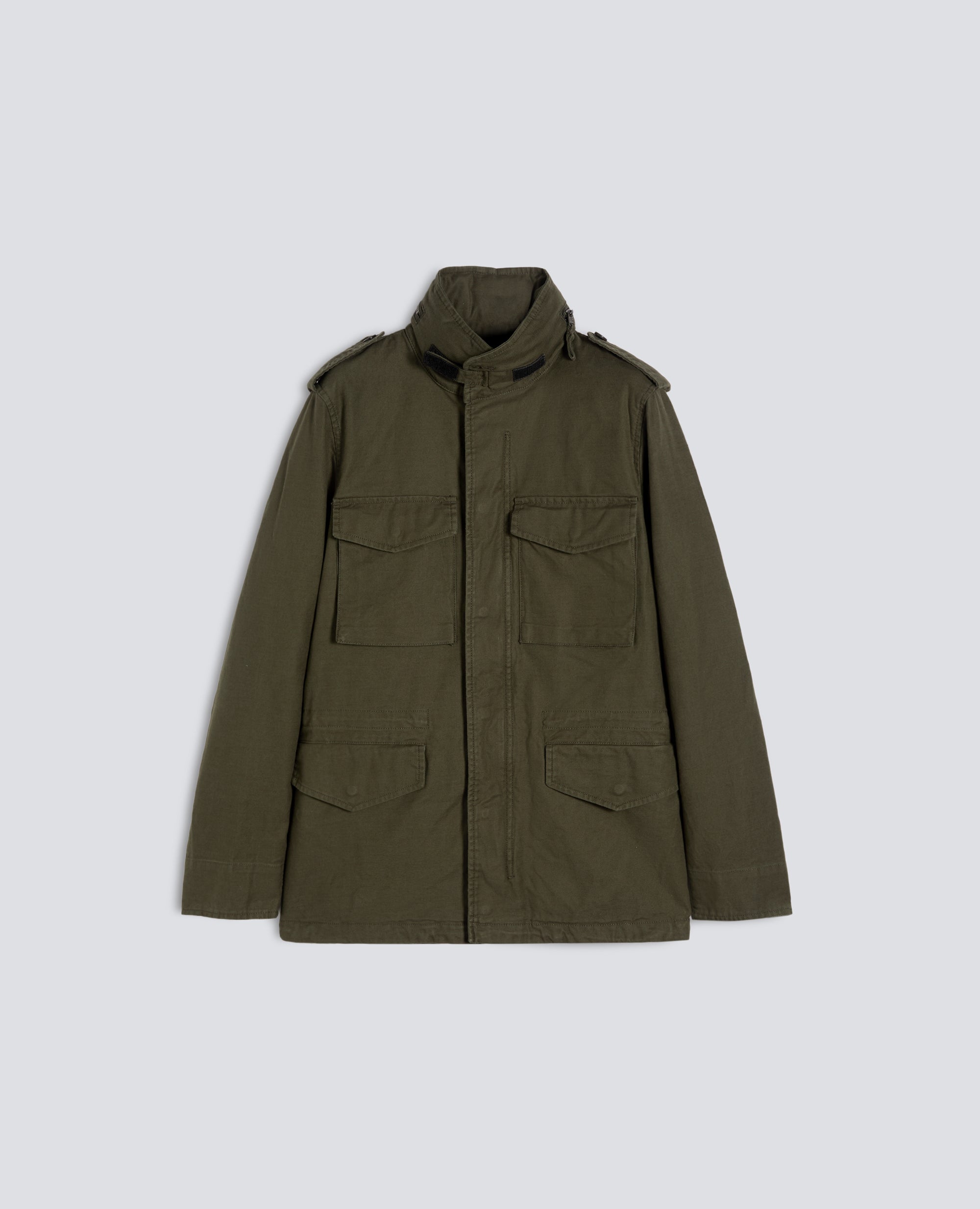 MINI FIELD JACKET WITH INNER VEST - VERDE - ASPESI