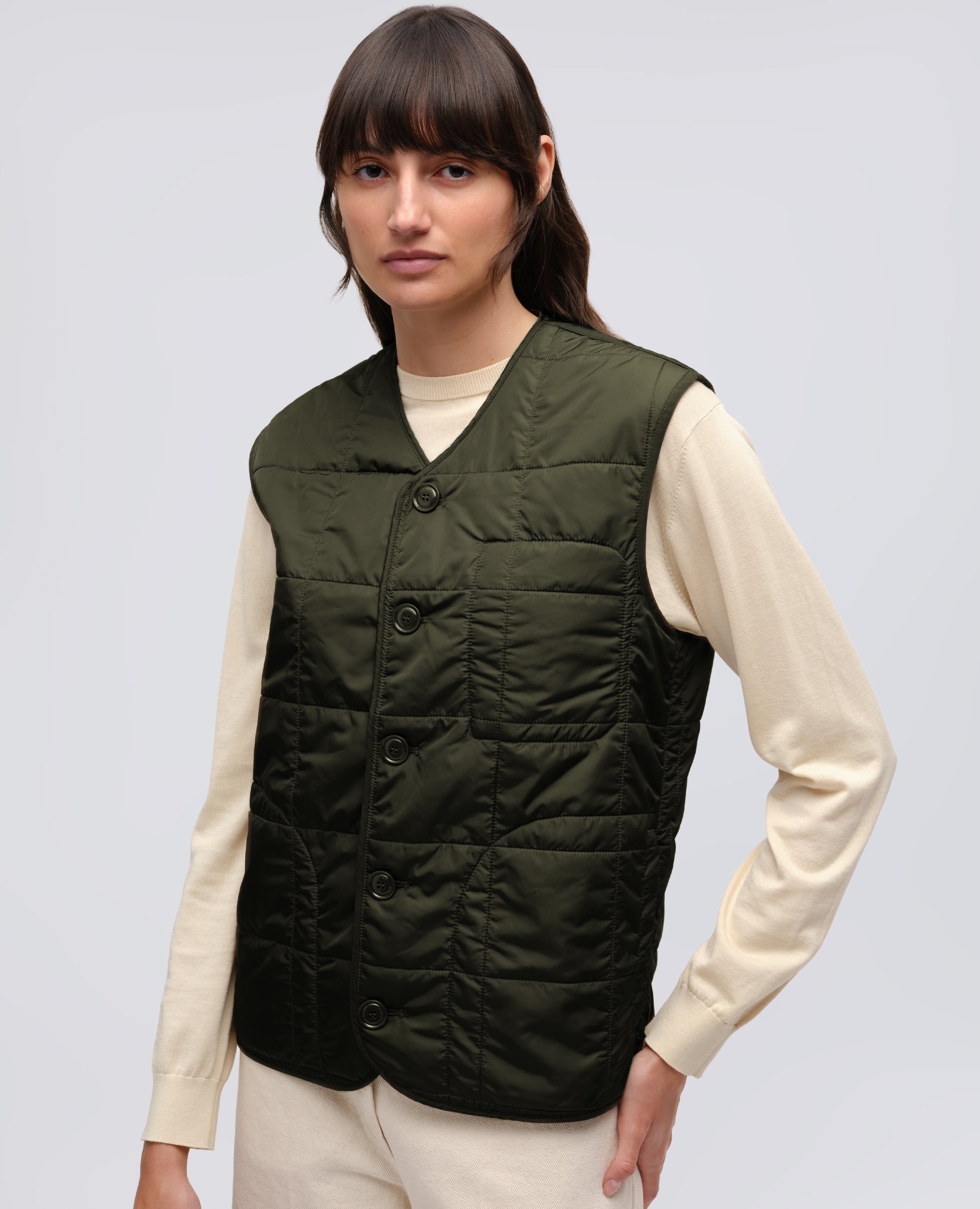 MINI FIELD JACKET WITH INNER VEST - VERDE - ASPESI
