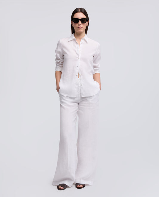 CAMICIA MOD.5422 IN LINO - BIANCO - ASPESI
