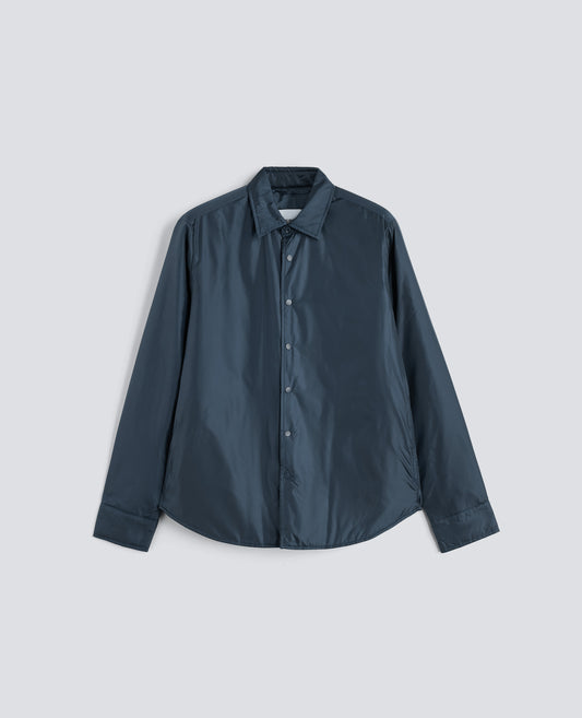 OVERSHIRT IN NYLON IDROREPELLENTE - BLU - ASPESI