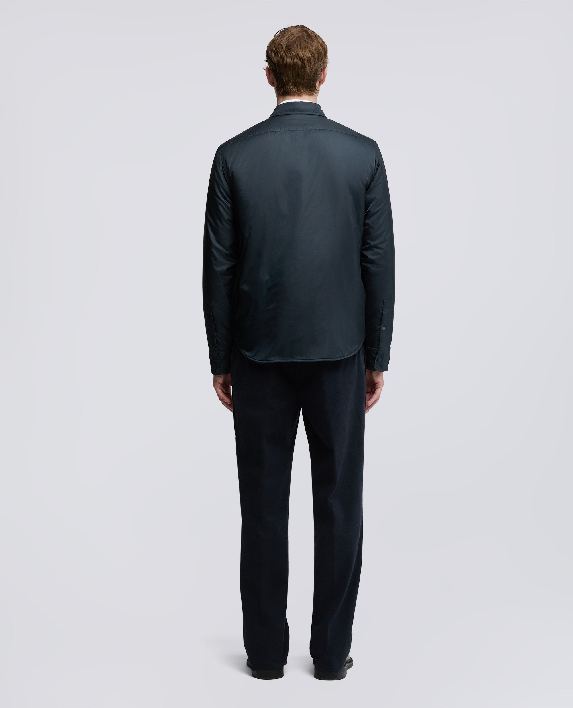 OVERSHIRT IN NYLON IDROREPELLENTE - BLU - ASPESI