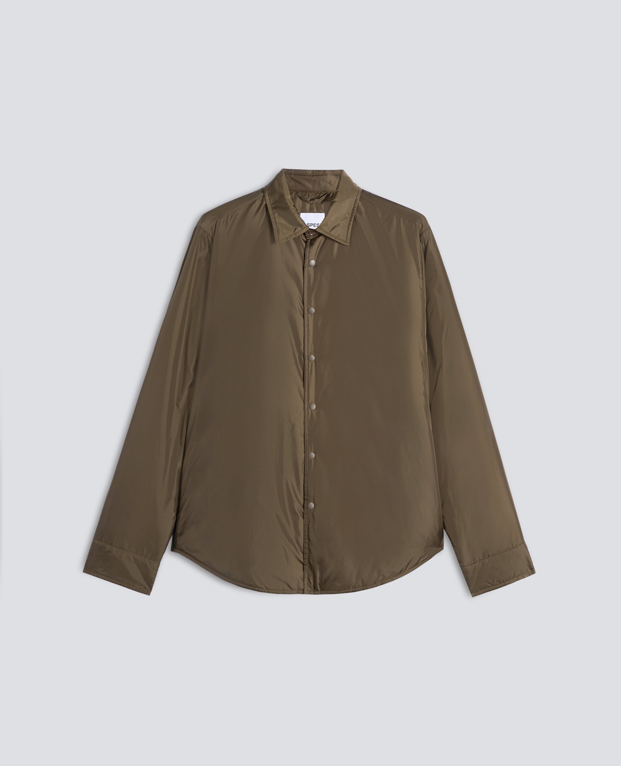 WASSERABWEISENDES NYLON-UBERHEMD - VERDE - ASPESI
