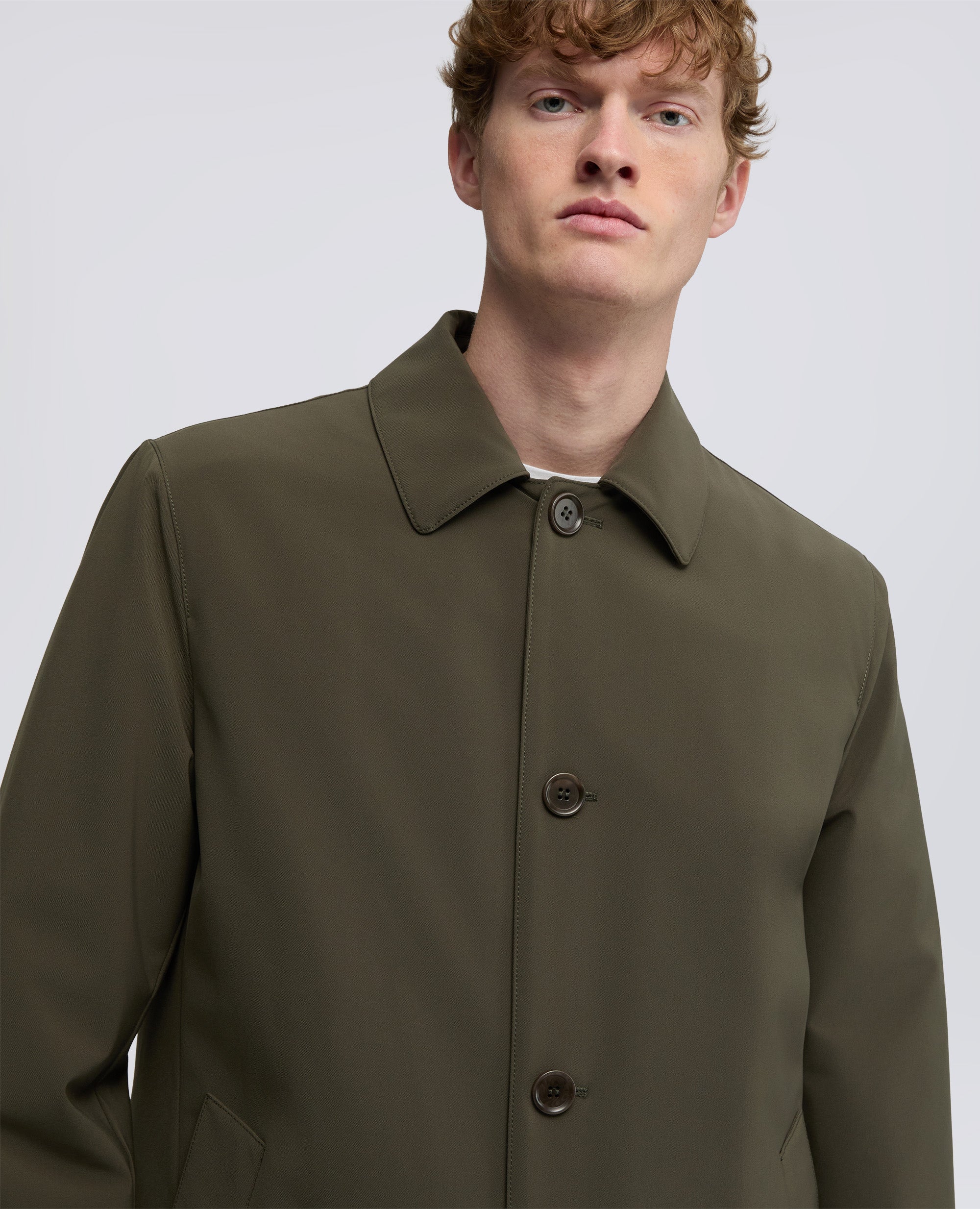 CAPPOTTO PERFETTO IN POLIESTERE - VERDE - ASPESI
