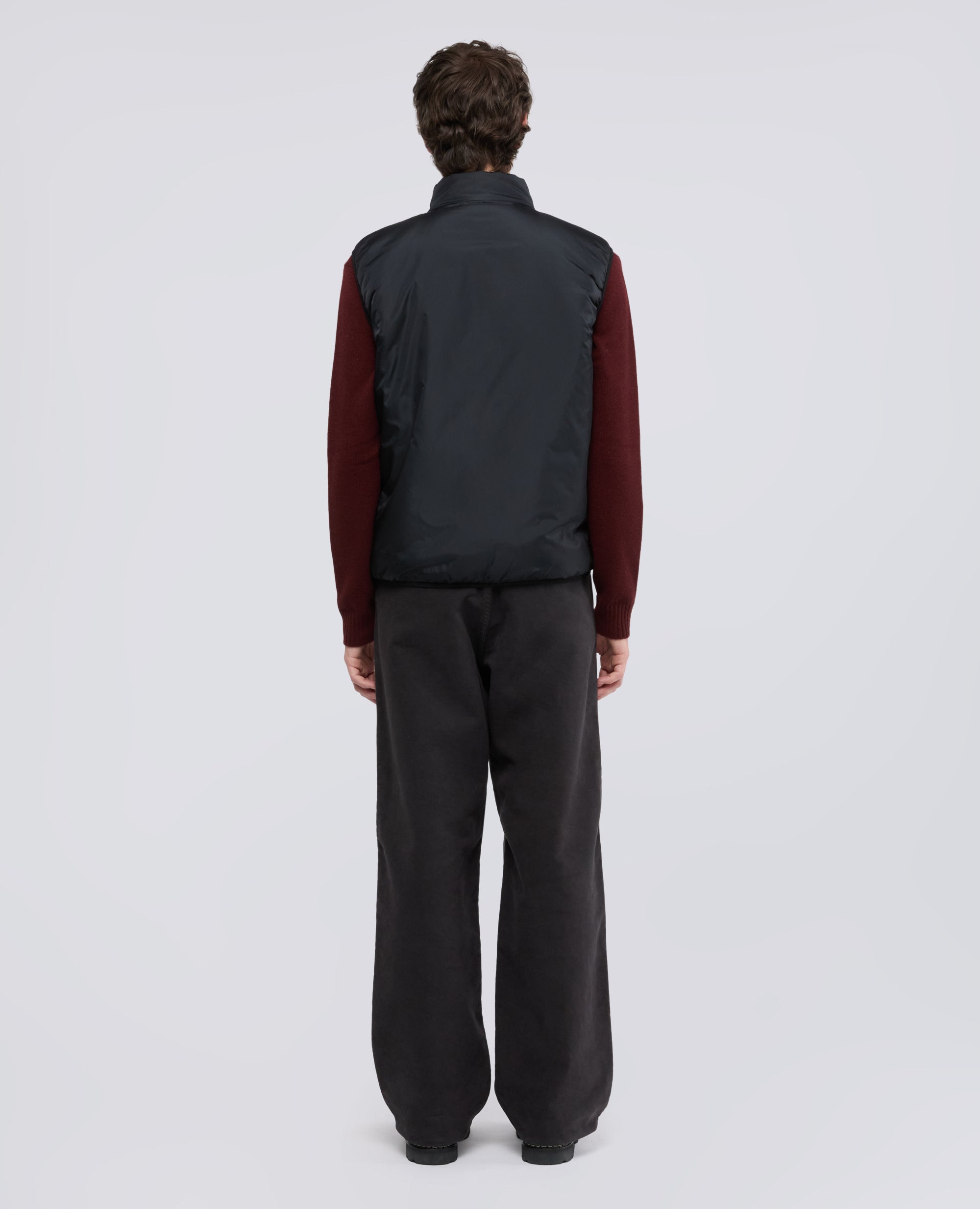 GILET JIL IN NYLON - NERO - ASPESI