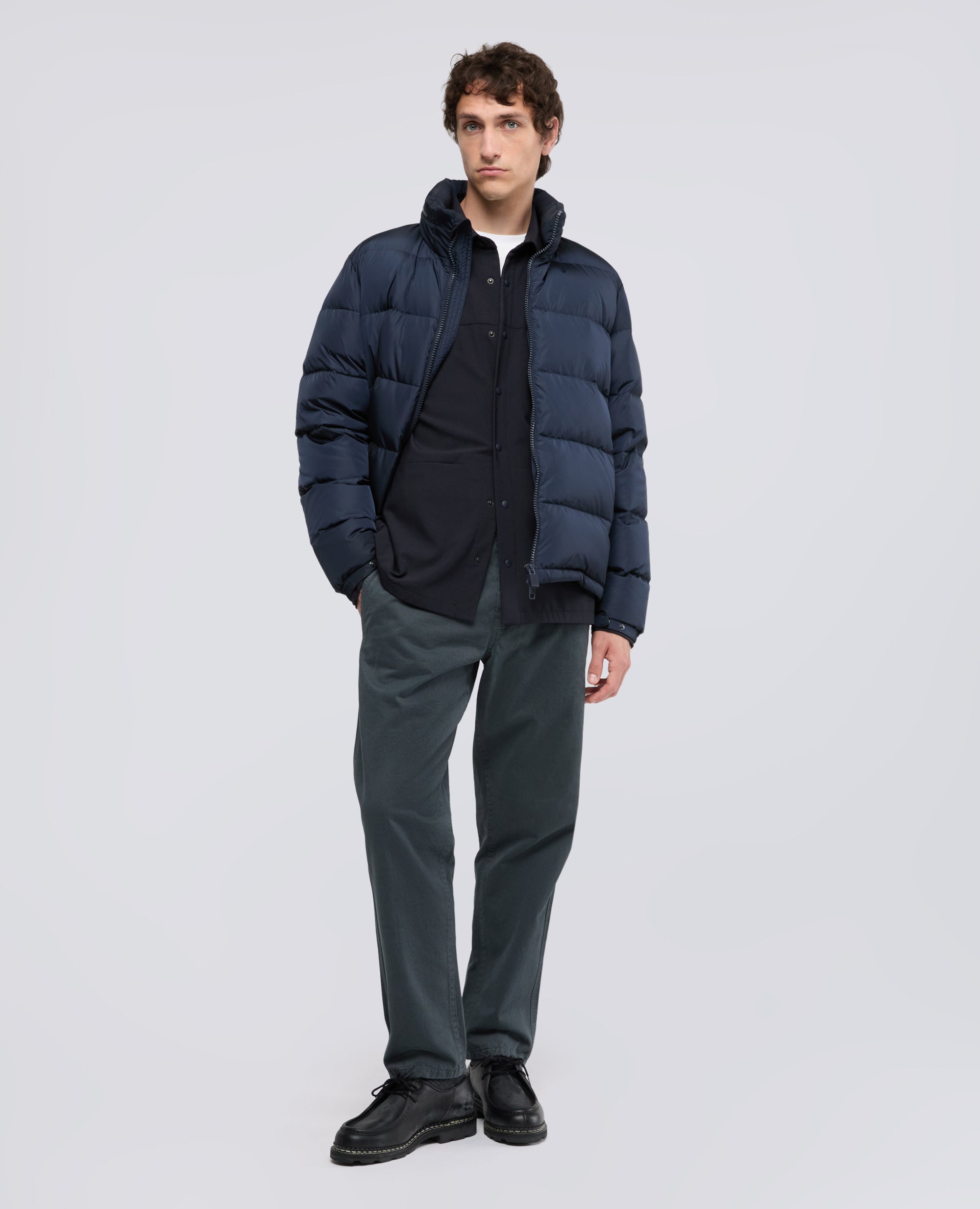VESTE POCOELASTICO RE  EN NYLON - BLU - ASPESI