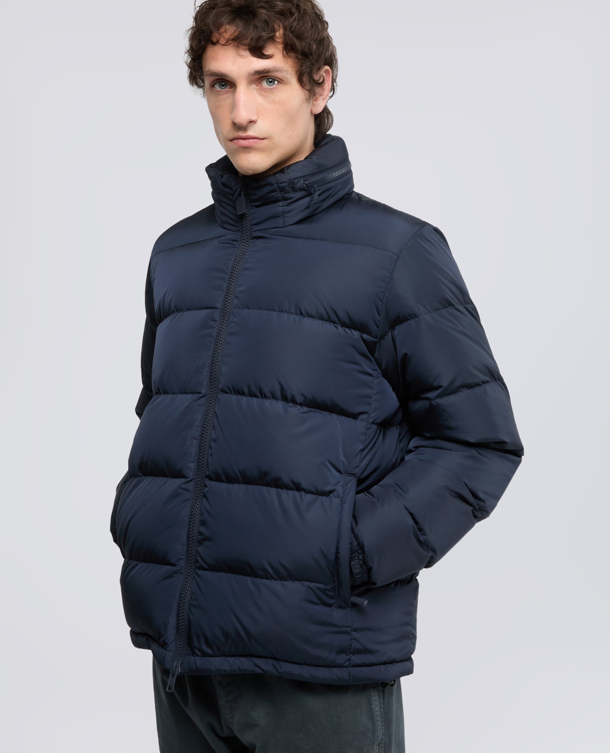 VESTE POCOELASTICO RE  EN NYLON - BLU - ASPESI