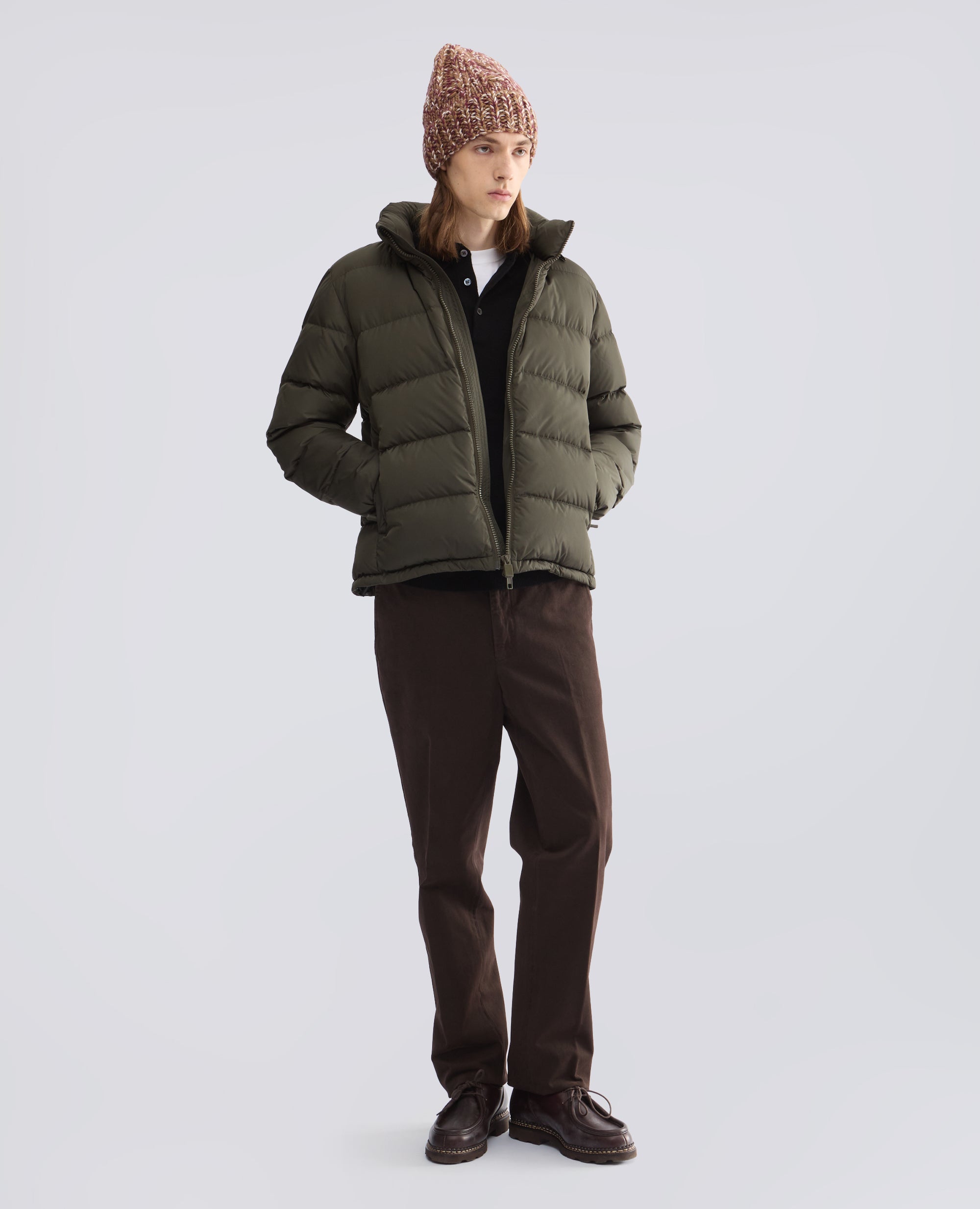 POCOELASTICO RE CHAQUETA DE PLUMAS EN NAILON - VERDE - ASPESI