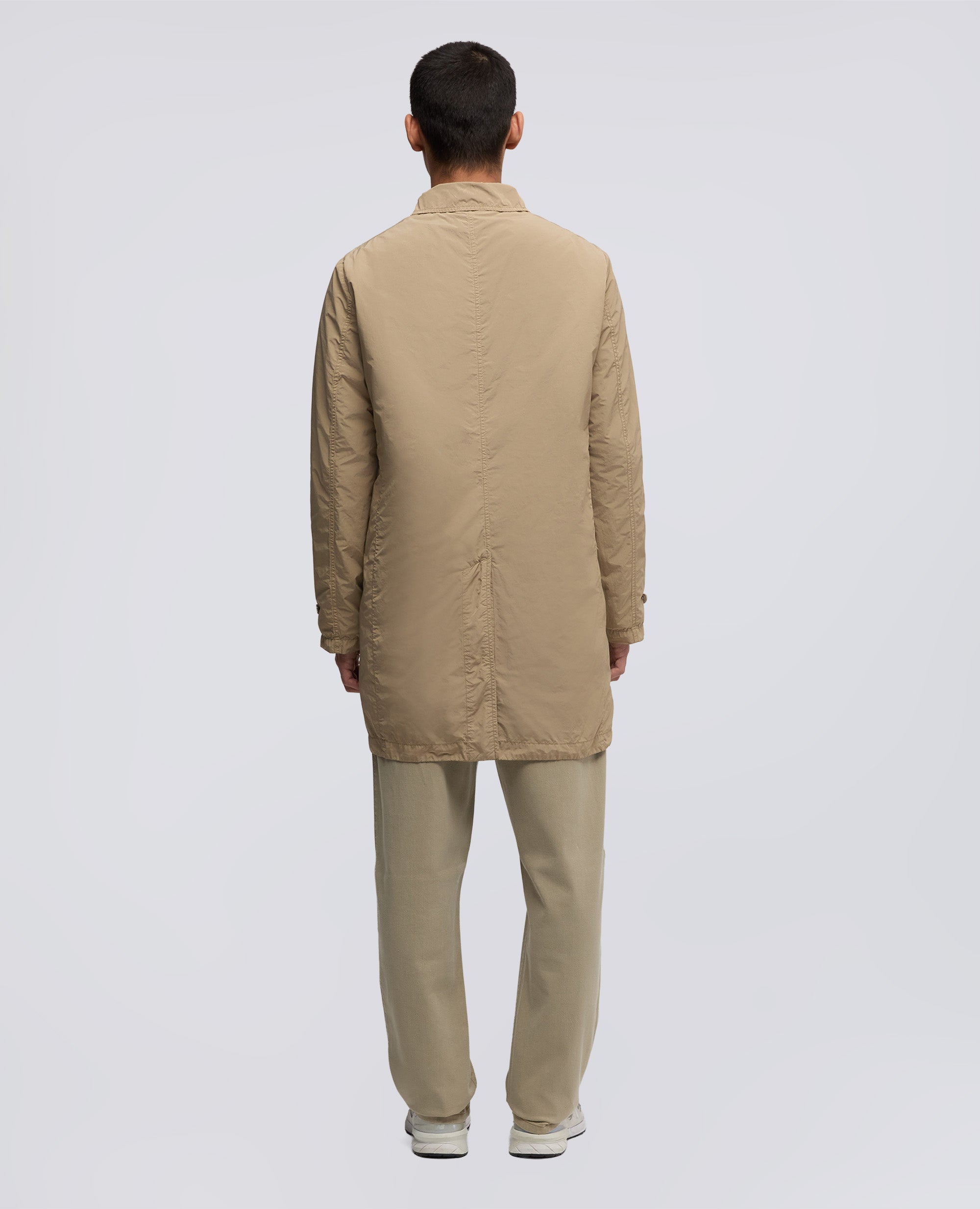 WASSERDICHTE KOMPAKTE POLYESTER-UND NYLON-HULLE - BEIGE - ASPESI