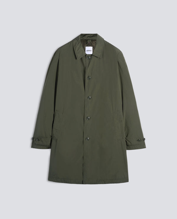 IMPERMEABILE IN POLIESTERE E NYLON COMPATTO-MILITARE-MILITARY-MILITAR-MILITAR-MILITAIRE