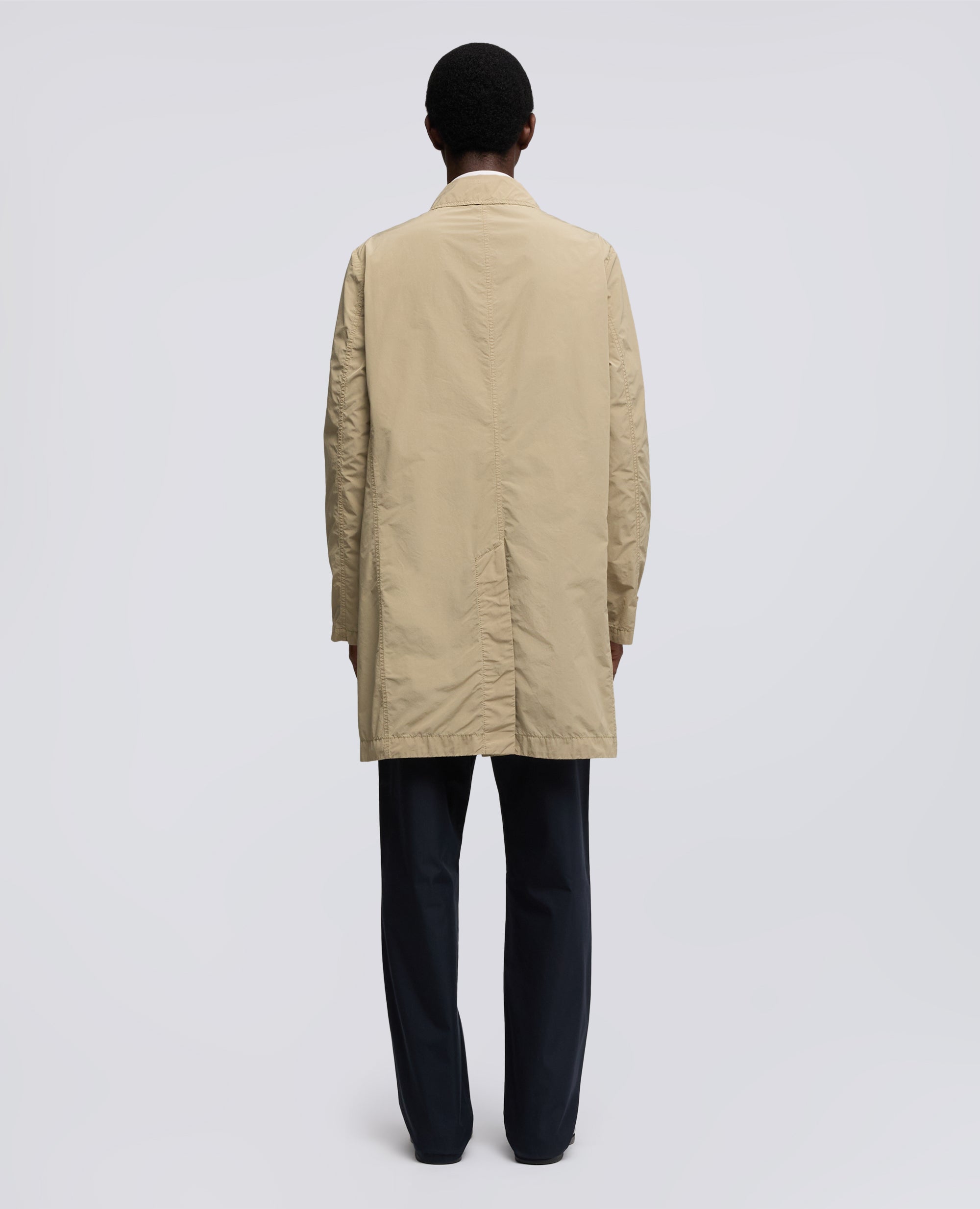 IMPERMEABILE IN POLIESTERE E NYLON COMPATTO - BEIGE - ASPESI