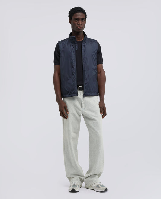 GILET VERNES IN NYLON - BLU - ASPESI