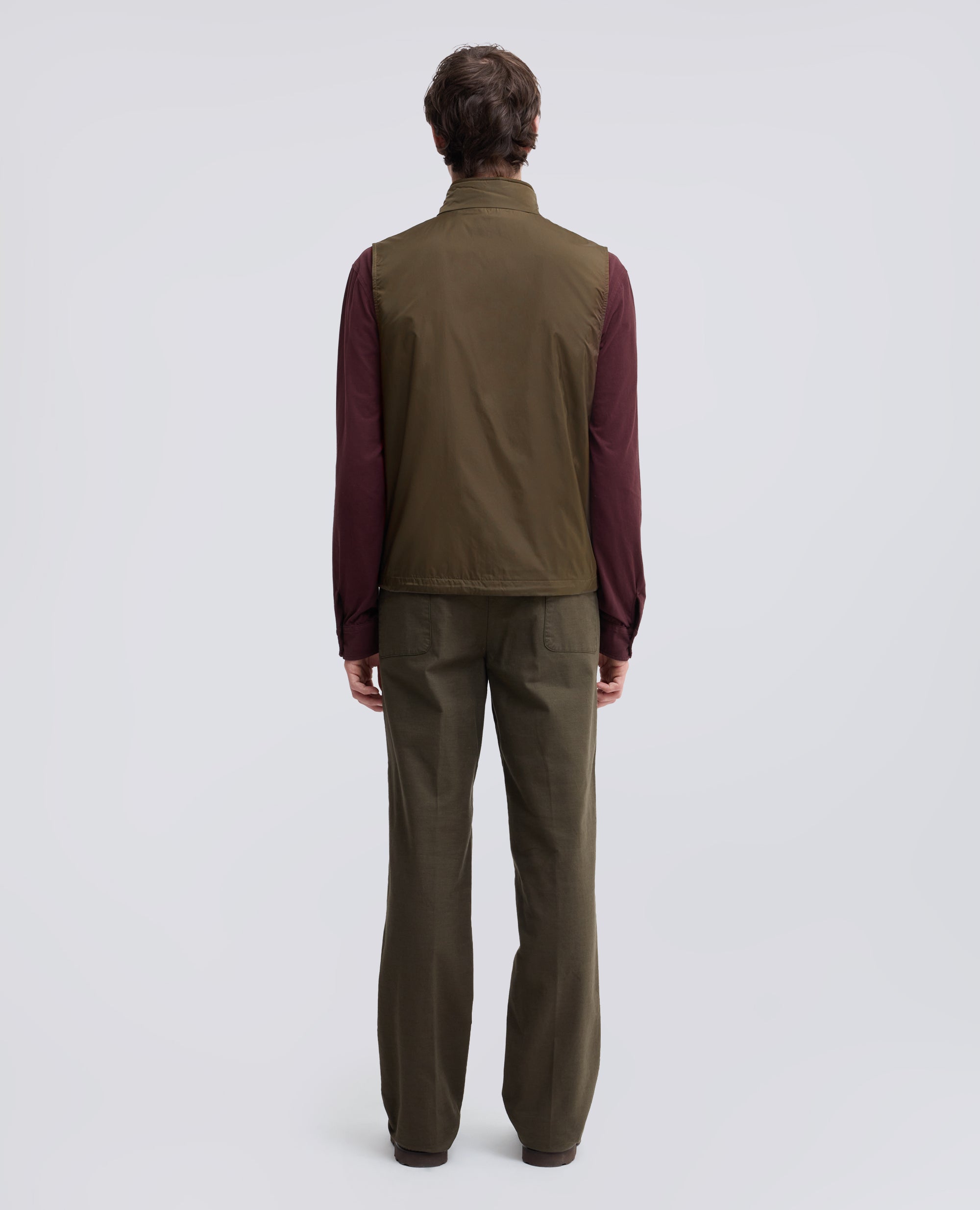 CHALECO VERNES DE NYLON - VERDE - ASPESI