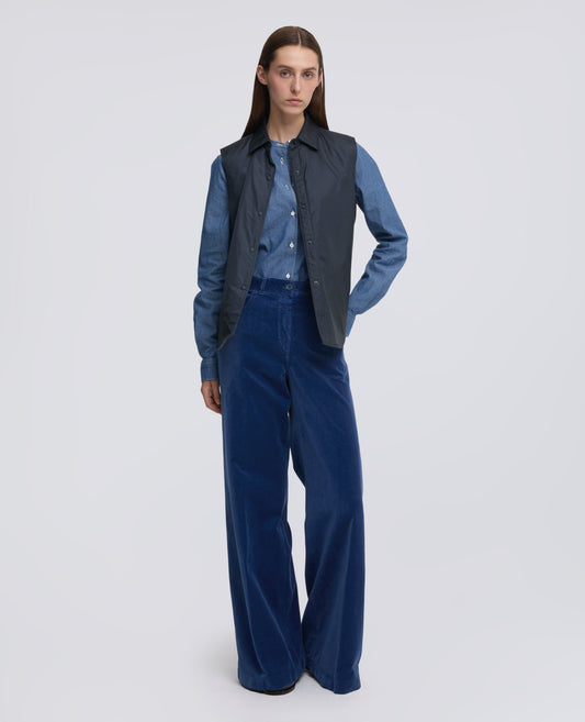 GILET DOT IN NYLON - BLU - ASPESI