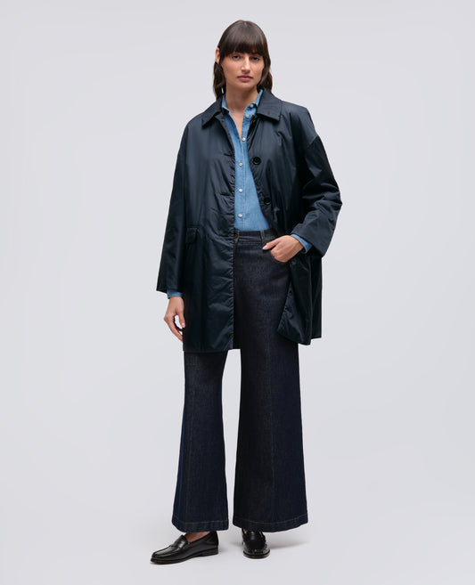 CAPPOTTO TEENA IN NYLON - BLU - ASPESI