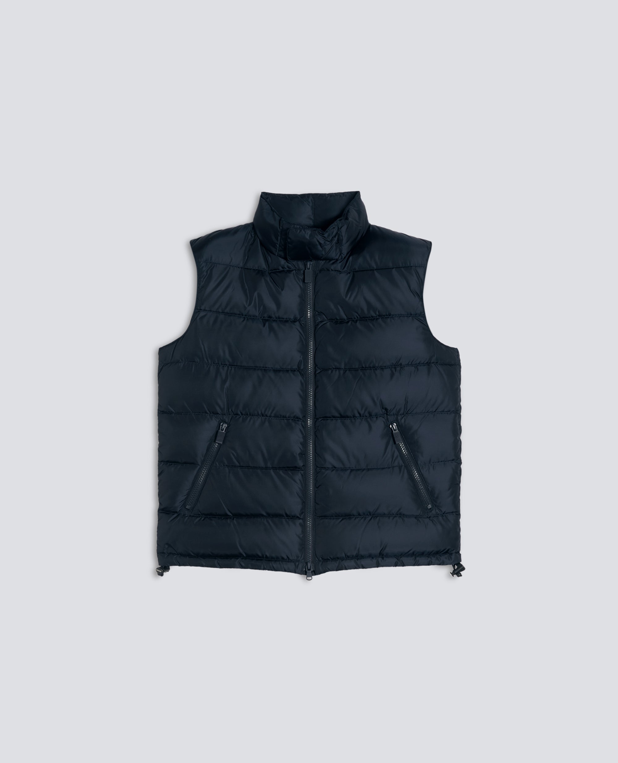 NEUE MINNIE-WESTE AUS RECYCELTEM NYLON - BLU - ASPESI