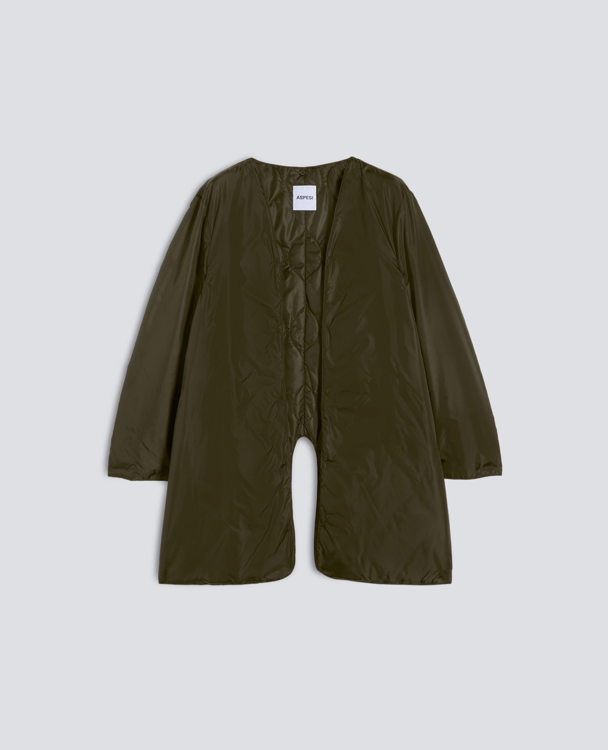 IMPERMEABLE EN POLYESTER ET NYLON COMPACT - VERDE - ASPESI