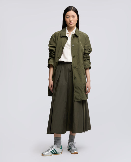 VESTE IMPERMEABLE EN POLYESTER ET NYLON COMPACT - VERDE - ASPESI