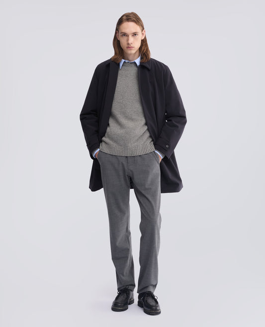 MAGLIA GIROCOLLO IN MISTO LANA - GRIGIO - ASPESI