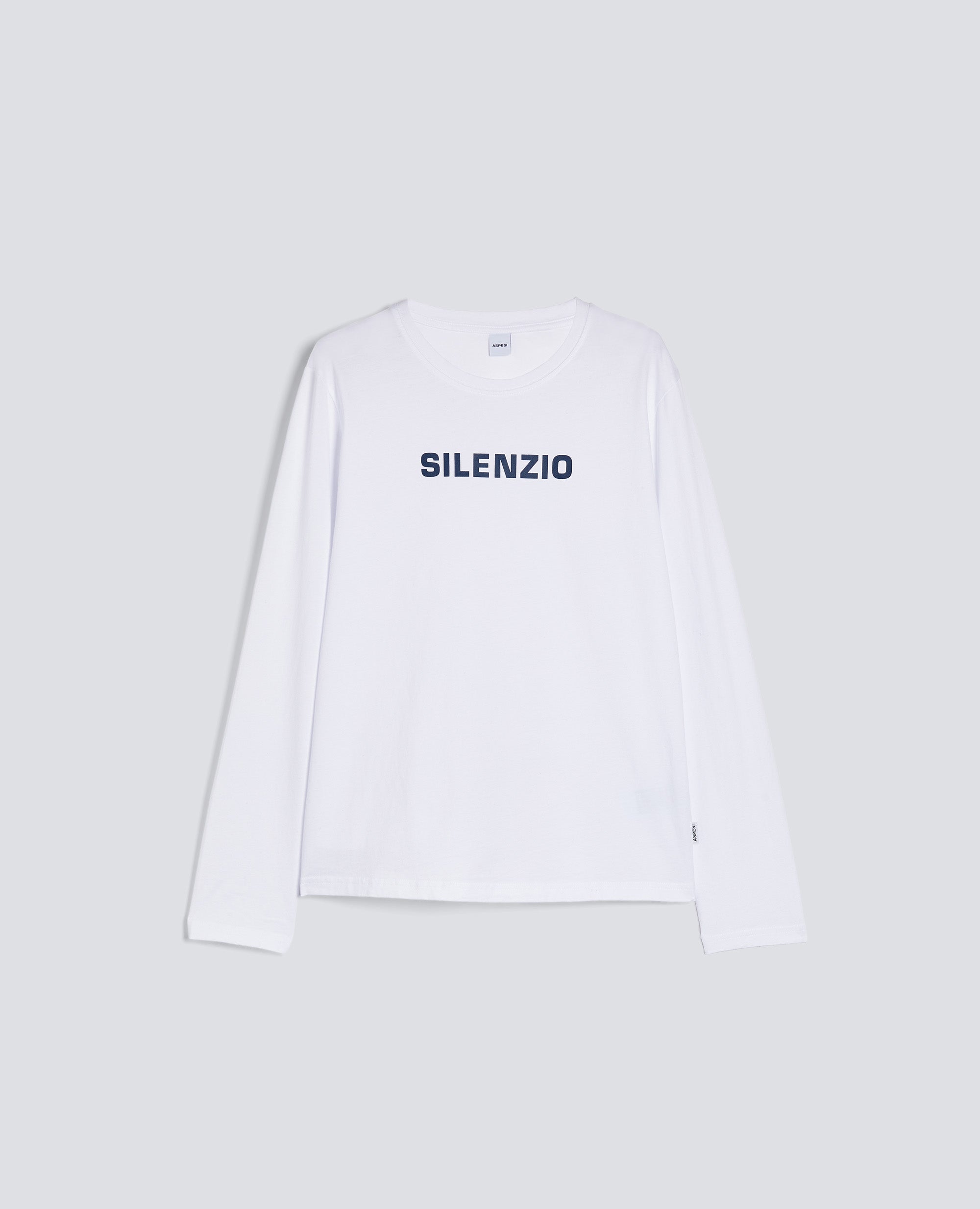 CAMISETA DE MANGA LARGA SILENCE - BIANCO - ASPESI