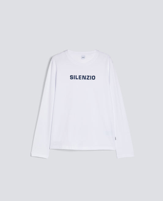 T-SHIRT AMANCHES LONGUES SILENCE - BIANCO - ASPESI