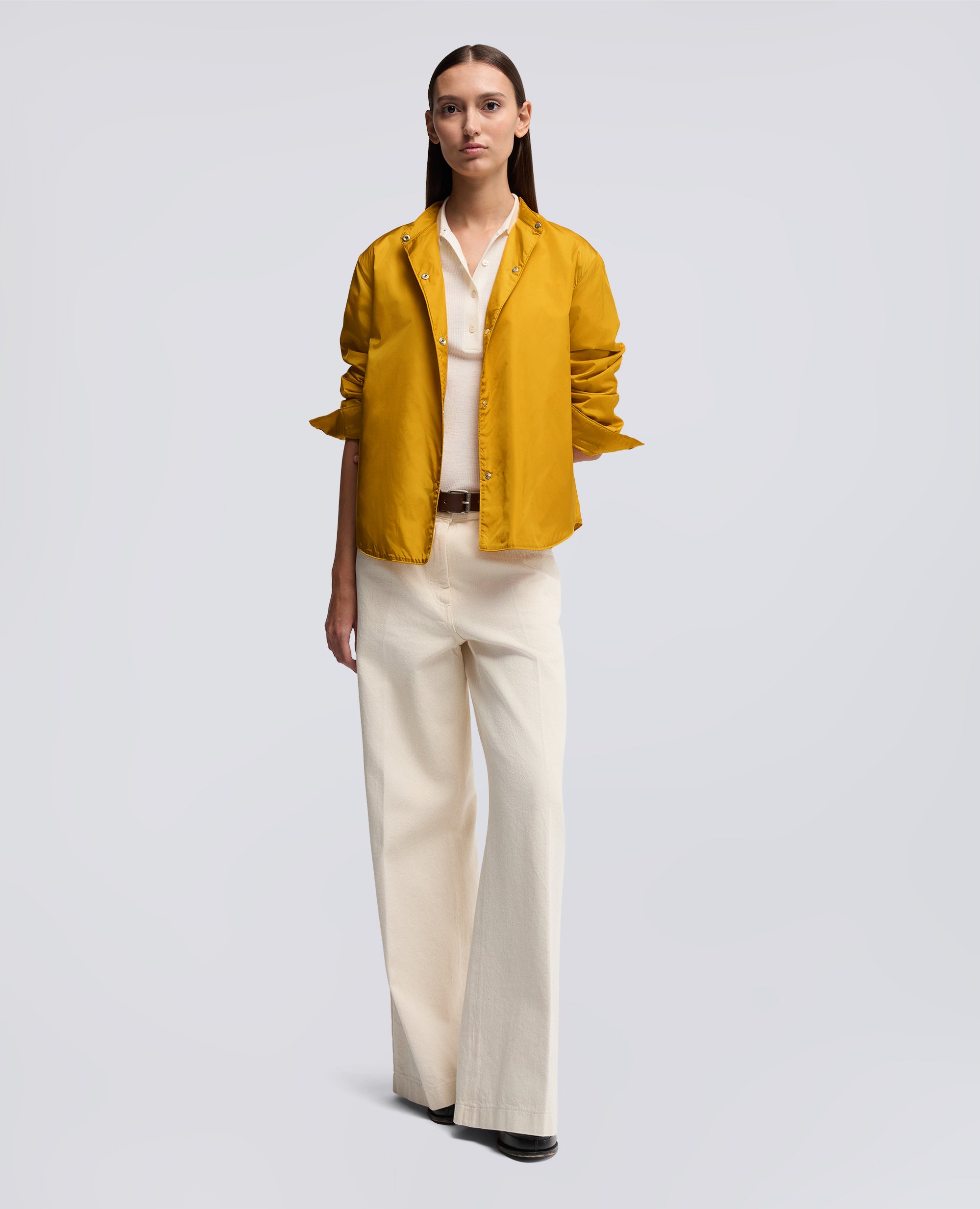 GIACCA CAMICIA IN TAFFETÀ TECNICO - GIALLO - ASPESI