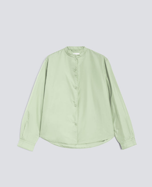 TECHNISCHE HEMDJACKE AUS TAFT - VERDE - ASPESI