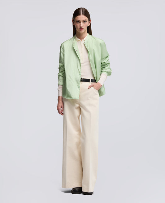 TECHNISCHE HEMDJACKE AUS TAFT - VERDE - ASPESI