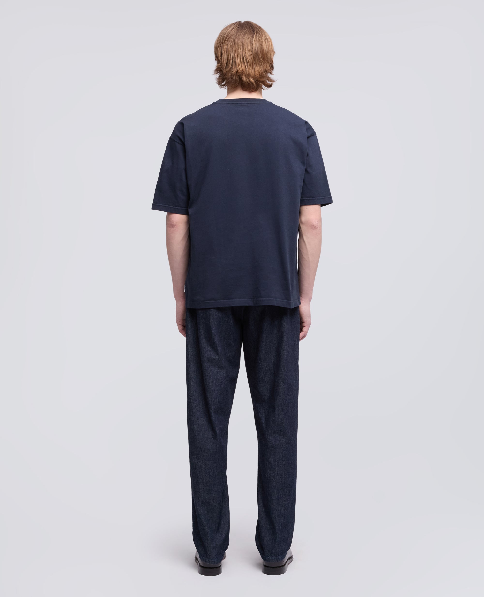T-SHIRT -NOT THIS YEAR- IN JERSEY - BLU - ASPESI