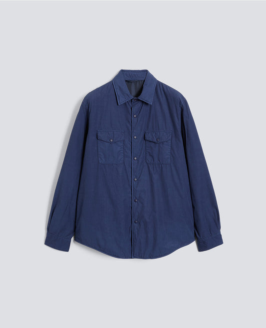 CAMICIA MOD. 13 IN POPELINE DI COTONE - BLU - ASPESI