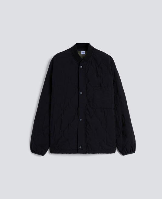 CHAQUETA ACOLCHADA DE LANA TECNOLOGICA - BLU - ASPESI