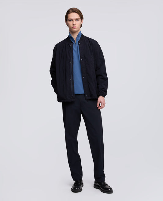 CHAQUETA ACOLCHADA DE LANA TECNOLOGICA - BLU - ASPESI