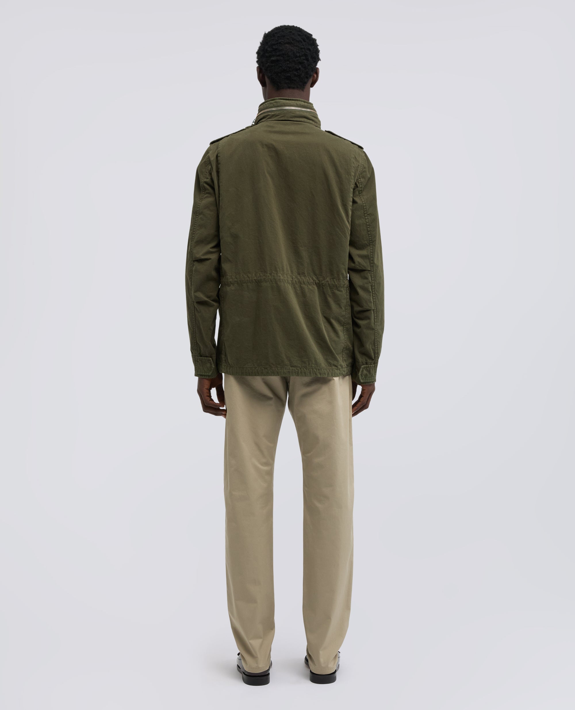 GIUBBOTTO MINI FIELD VENTO IN GABARDINA - VERDE - ASPESI