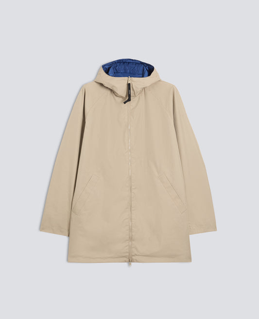 CHAQUETA REVERSIBLE DE SARGA DE ALGODON - BEIGE - ASPESI