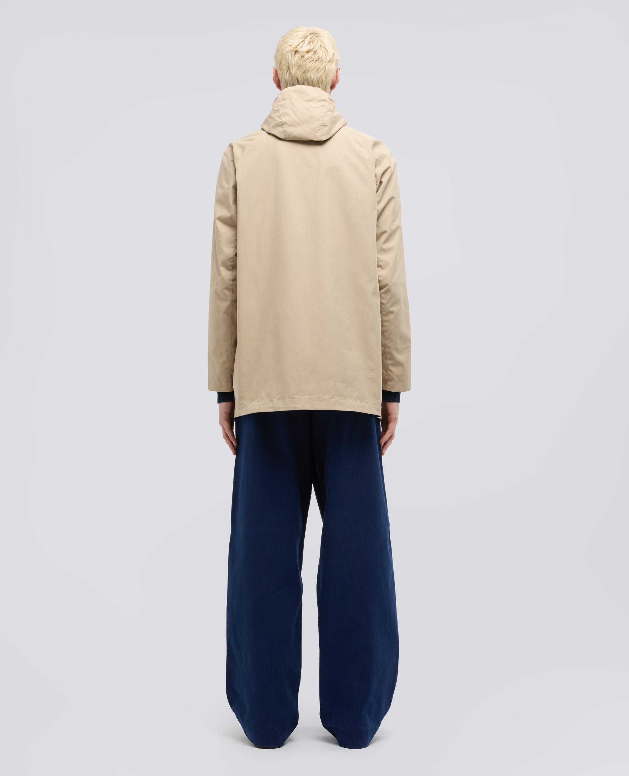 GIUBBOTTO REVERSIBILE IN TWILL DI COTONE E POLIAMMIDE - BEIGE - ASPESI