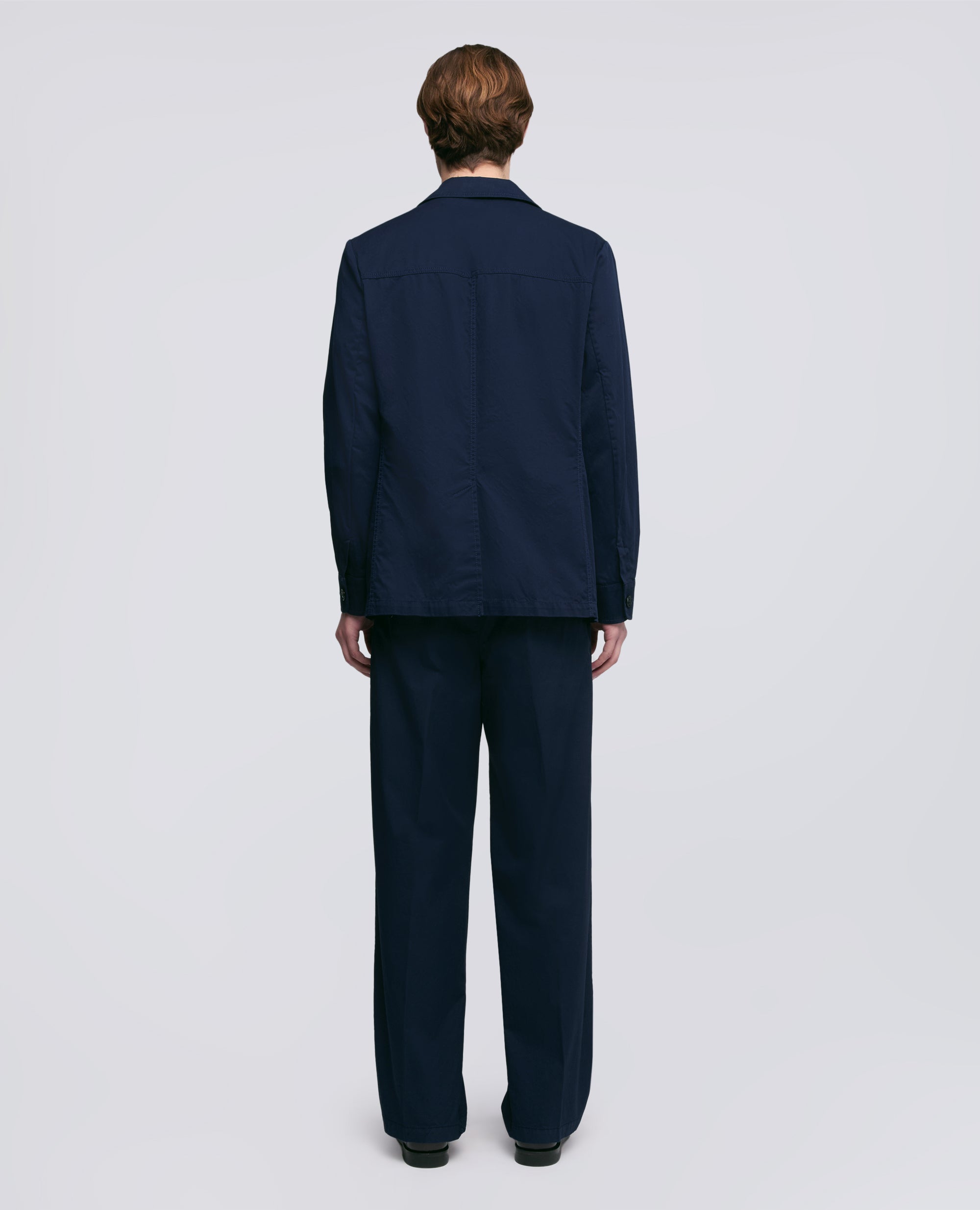 VESTE LAOS EN COTON EXTRA FIN - BLU - ASPESI