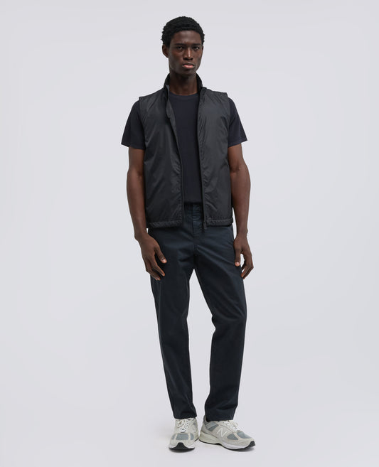 FUNCTIONAL POPLIN CHINO TROUSERS - BLU - ASPESI