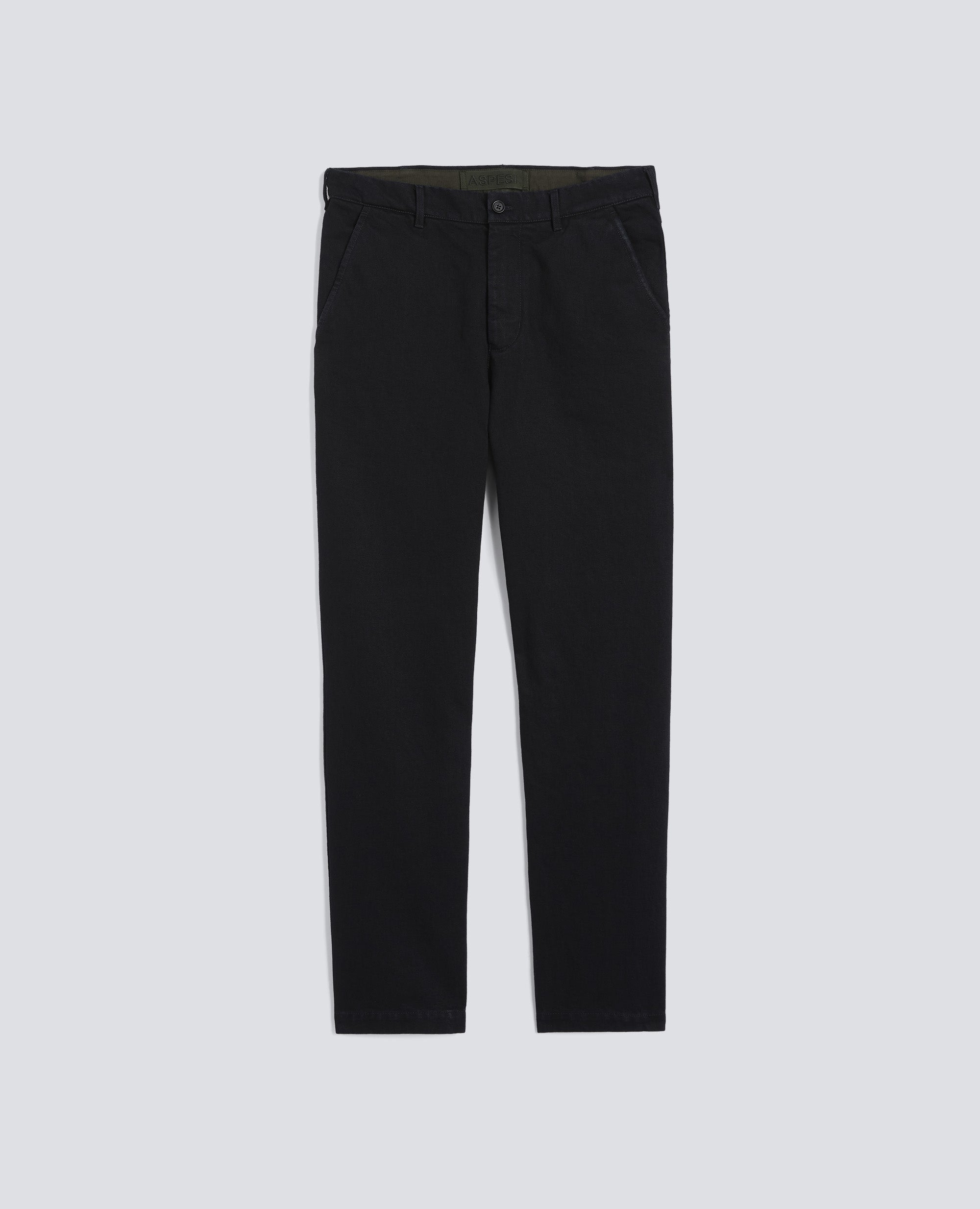 PANTALONES DE ALGODON Y VAQUEROS DE POLIESTER RECICLADO - BLU - ASPESI