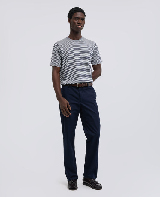 COTTON TWILL TROUSERS - BLU - ASPESI