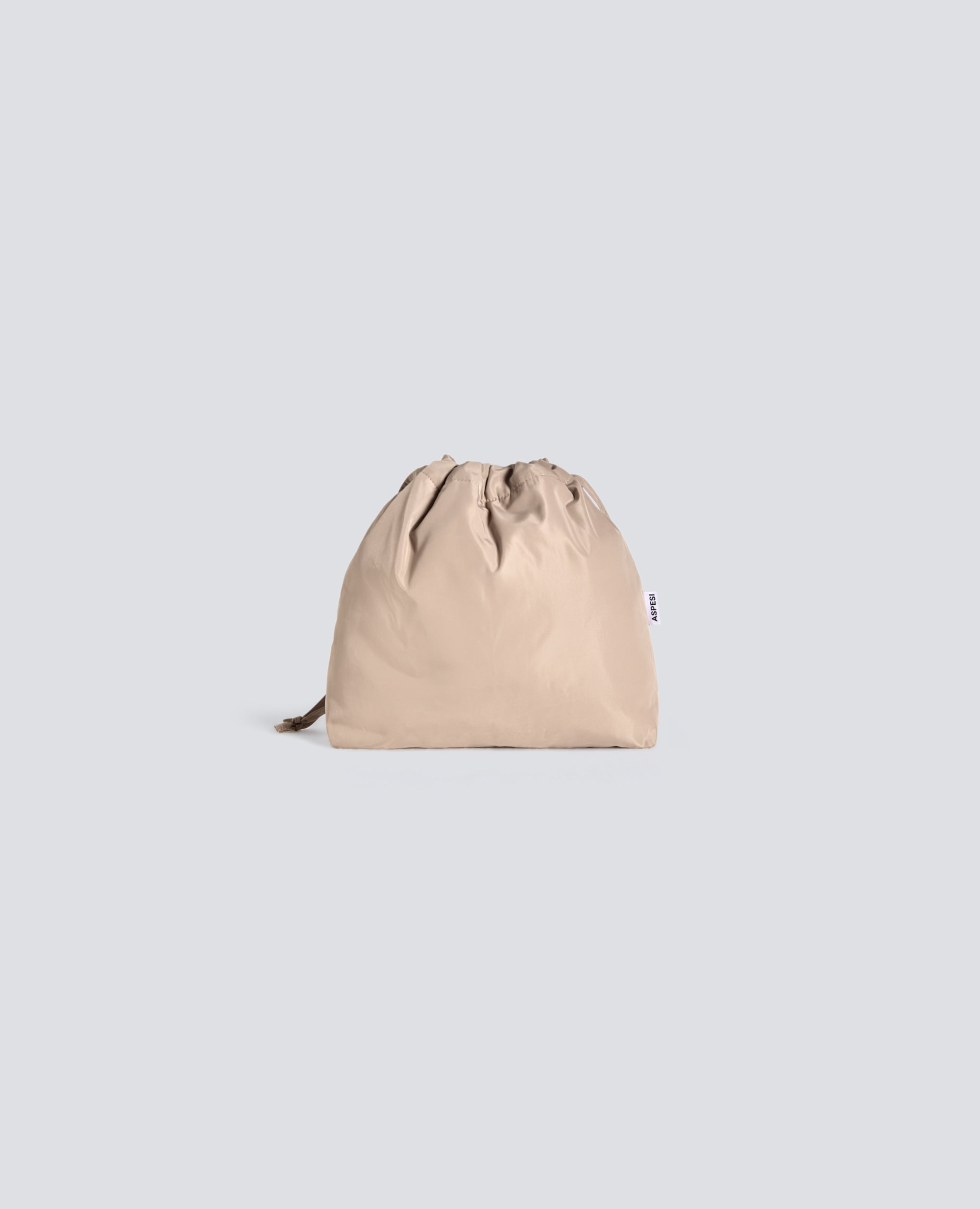BORSA A SACCHETTO CON TRACOLLA - BEIGE - ASPESI