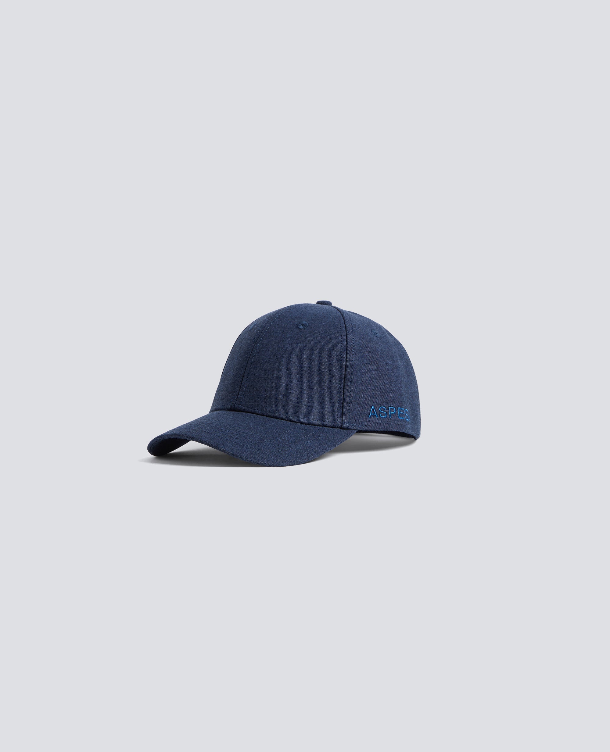 CAPPELLO IN COTONE CON VISIERA E SCRITTA -ASPESI- - BLU - ASPESI