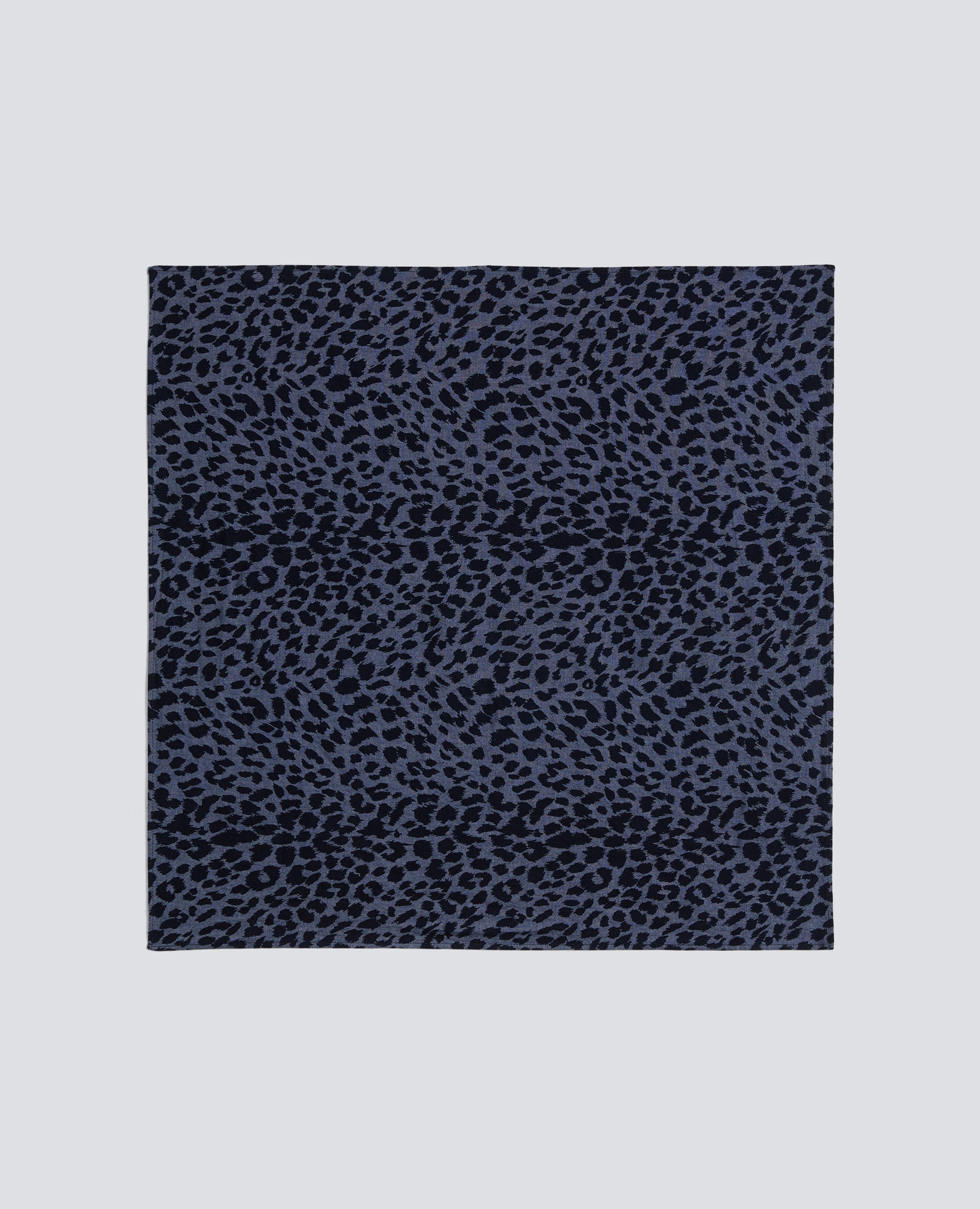 ECHARPE JAPONAISE EN COTON CHAMBRAY - BLU - ASPESI