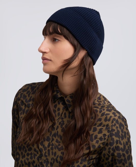 CAPPELLO IN COTONE GIAPPONESE DRY TOUCH - BLU - ASPESI