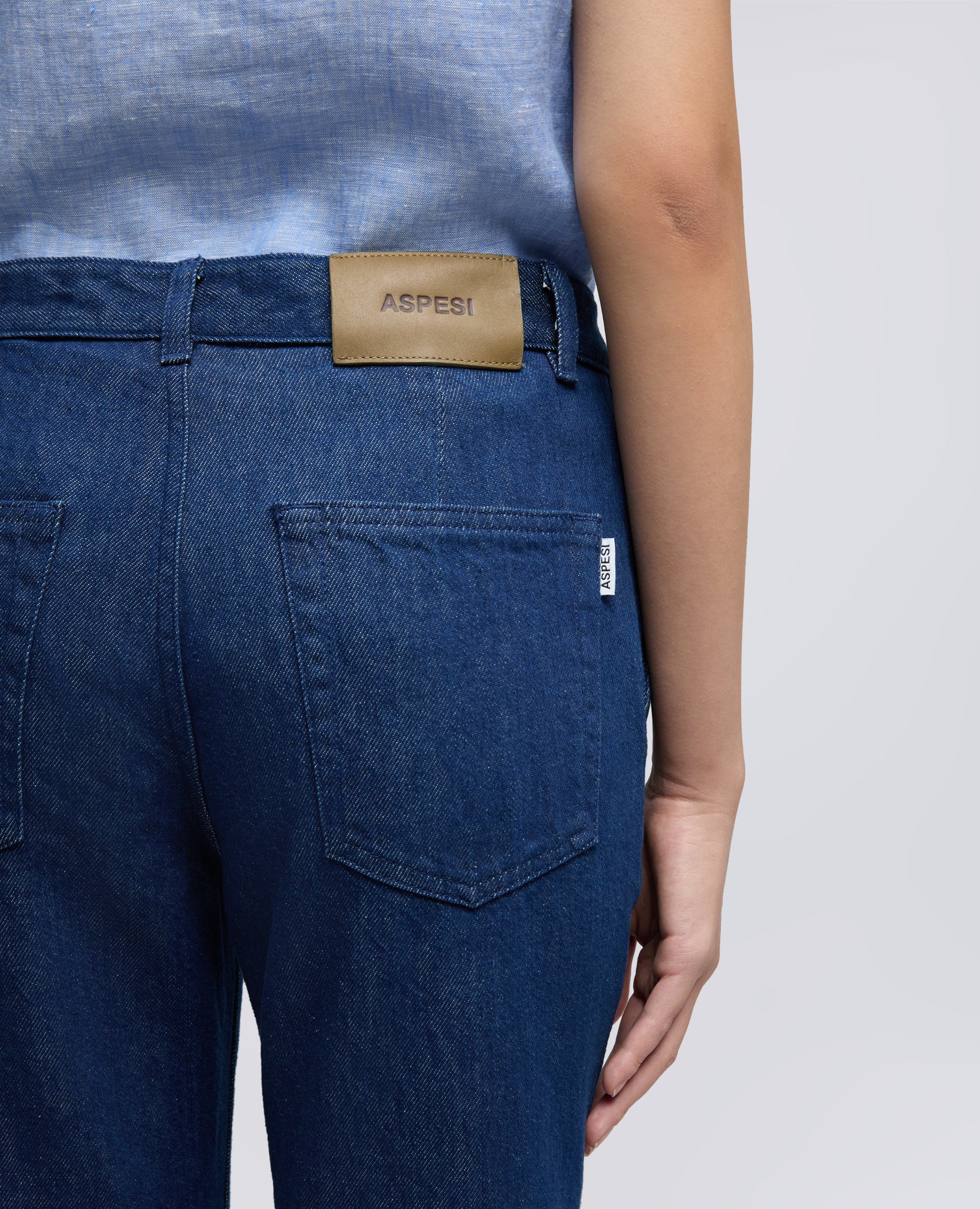 DENIMHOSEN, BAUMWOLL-TWILL UND LYOCELL - BLU - ASPESI